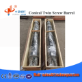 WPC Extrusion Plastic Machinery Part Conical Twin Screw Barrel